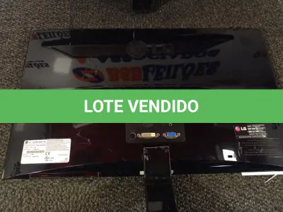 LOTE 323 - 02 MONITORES LG FLATROM E2260V-PN. (NO ESTADO) ATENÇÃO! FAZER A VISITAÇÃO ANTES DE ARREMATAR, NÃO SABEMOS SE FUNCIONA. LEILÃO NÃO TEM GARANTIA E NEM DEVOLUÇÃO, SUJEITO A POSSÍVEIS AVARIAS VISÍVEIS/OCULTAS E/OU AUSÊNCIA DE COMPONENTES.