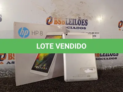 LOTE 226 - 01 TABLET MARCA HP. (NO ESTADO) ATENÇÃO! FAZER A VISITAÇÃO ANTES DE ARREMATAR, NÃO SABEMOS SE FUNCIONA. LEILÃO NÃO TEM GARANTIA E NEM DEVOLUÇÃO, SUJEITO A POSSÍVEIS AVARIAS VISÍVEIS/OCULTAS E/OU AUSÊNCIA DE COMPONENTES.