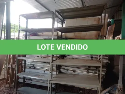 LOTE 355 - 02 ESTANTES DE AÇO COM 05 PRATELEIRAS. (NO ESTADO) ATENÇÃO! FAZER A VISITAÇÃO ANTES DE ARREMATAR, NÃO SABEMOS SE FUNCIONA. LEILÃO NÃO TEM GARANTIA E NEM DEVOLUÇÃO, SUJEITO A POSSÍVEIS AVARIAS VISÍVEIS/OCULTAS E/OU AUSÊNCIA DE COMPONENTES.