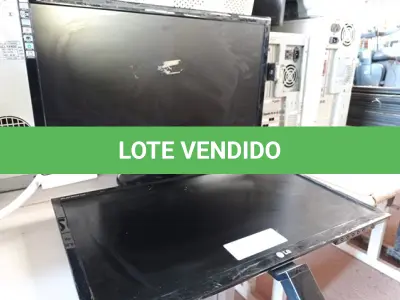LOTE 267 - 01 MONITOR MARCA LG FLATROM E2360V-PN E 01 MONITOR MARCA AOC. (NO ESTADO) ATENÇÃO! FAZER A VISITAÇÃO ANTES DE ARREMATAR, NÃO SABEMOS SE FUNCIONA. LEILÃO NÃO TEM GARANTIA E NEM DEVOLUÇÃO, SUJEITO A POSSÍVEIS AVARIAS VISÍVEIS/OCULTAS E/OU AUSÊNCIA DE COMPONENTES.