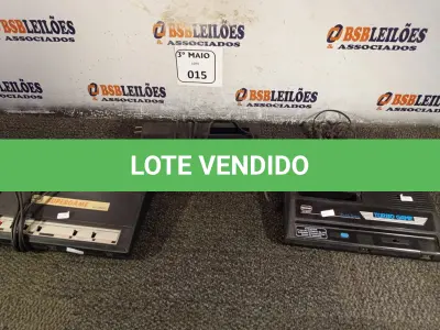 LOTE 015 - 01 TURBO GAME VG-90007, 01 VG-2800 E 01 SUPER GAME -2800 MARCA CCE. (NO ESTADO) ATENÇÃO! FAZER A VISITAÇÃO ANTES DE ARREMATAR, NÃO SABEMOS SE FUNCIONA. LEILÃO NÃO TEM GARANTIA E NEM DEVOLUÇÃO, SUJEITO A POSSÍVEIS AVARIAS VISÍVEIS/OCULTAS E/OU AUSÊNCIA DE COMPONENTES.