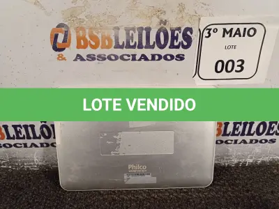 LOTE 003 - 1 WORKTAB Q10 SEM CARREGADOR MARCA PHILCO. (NO ESTADO) ATENÇÃO! FAZER A VISITAÇÃO ANTES DE ARREMATAR, NÃO SABEMOS SE FUNCIONA. LEILÃO NÃO TEM GARANTIA E NEM DEVOLUÇÃO, SUJEITO A POSSÍVEIS AVARIAS VISÍVEIS/OCULTAS E/OU AUSÊNCIA DE COMPONENTES.