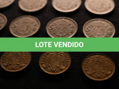 LOTE 048 - LOTE 48 – MOEDAS ITÁLIA, ISRAEL ESPANHA 	MOEDA	OBSERVAÇÕES 1.		100 Liras (1966, 1968,1978)	3 unidades 2.		500 Liras (2 x 1985, 1983, 1989 e 1995)	5 unidades 3.		200 Liras (1979)	1 unidade 4.		10 Shekel	2 unidades 5.		½ Shekel	1 unidade 6.		25 Pesetas (1957)	1 unidade 7.		5 Pesetas (1957)	3 unidades 8.		1 Peseta (1953)	1 unidade 9.		25 Pesetas (1975)	3 unidades 10.		5 Pesetas (1975)	8 unidades 11.		1 Peseta (1975)	4 unidades 12.		5 Pesetas (1991,1992 e 1998)	3 unidades