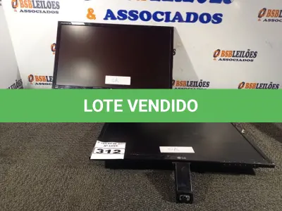 LOTE 312 - 02 MONITORES MARCAS LG MODELOS FLATROM E2360V-PN/E2260V-PN. (NO ESTADO) ATENÇÃO! FAZER A VISITAÇÃO ANTES DE ARREMATAR, NÃO SABEMOS SE FUNCIONA. LEILÃO NÃO TEM GARANTIA E NEM DEVOLUÇÃO, SUJEITO A POSSÍVEIS AVARIAS VISÍVEIS/OCULTAS E/OU AUSÊNCIA DE COMPONENTES.