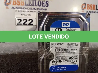 LOTE 222 - 10 HARD DISC PARA PC MARCAS E MODELOS DIVERSOS. (NO ESTADO) ATENÇÃO! FAZER A VISITAÇÃO ANTES DE ARREMATAR, NÃO SABEMOS SE FUNCIONA. LEILÃO NÃO TEM GARANTIA E NEM DEVOLUÇÃO, SUJEITO A POSSÍVEIS AVARIAS VISÍVEIS/OCULTAS E/OU AUSÊNCIA DE COMPONENTES.