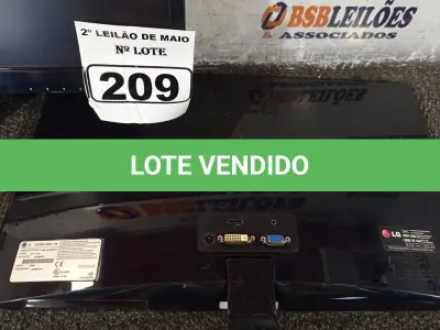 LOTE 209 - 02 MONITORES MARCAS LG MODELOS FLATROM E2360V-PN/E2260V-PN. (NO ESTADO) ATENÇÃO! FAZER A VISITAÇÃO ANTES DE ARREMATAR, NÃO SABEMOS SE FUNCIONA. LEILÃO NÃO TEM GARANTIA E NEM DEVOLUÇÃO, SUJEITO A POSSÍVEIS AVARIAS VISÍVEIS/OCULTAS E/OU AUSÊNCIA DE COMPONENTES.
