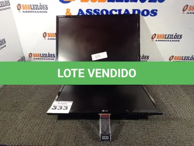 LOTE 333 - 02 MONITORES MARCAS LG MODELOS FLATROM E2360V-PN/E2260V-PN. (NO ESTADO) ATENÇÃO! FAZER A VISITAÇÃO ANTES DE ARREMATAR, NÃO SABEMOS SE FUNCIONA. LEILÃO NÃO TEM GARANTIA E NEM DEVOLUÇÃO, SUJEITO A POSSÍVEIS AVARIAS VISÍVEIS/OCULTAS E/OU AUSÊNCIA DE COMPONENTES.