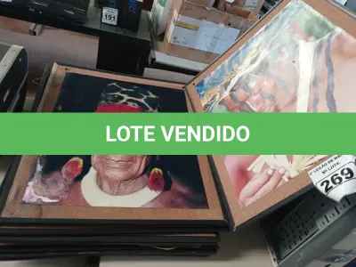 LOTE 269 - 01 LOTE COM VÁRIOS QUADROS DE INDÍGENAS. (NO ESTADO) ATENÇÃO! FAZER A VISITAÇÃO ANTES DE ARREMATAR, NÃO SABEMOS SE FUNCIONA. LEILÃO NÃO TEM GARANTIA E NEM DEVOLUÇÃO, SUJEITO A POSSÍVEIS AVARIAS VISÍVEIS/OCULTAS E/OU AUSÊNCIA DE COMPONENTES.