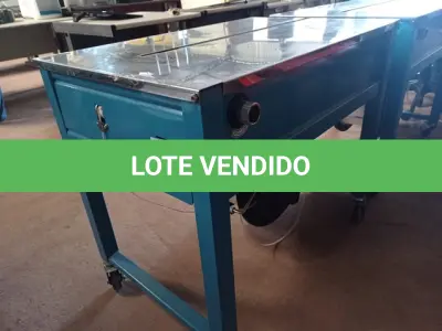 LOTE 319 - 01 CINTADORA DE CAIXAS. (NO ESTADO) ATENÇÃO! FAZER A VISITAÇÃO ANTES DE ARREMATAR, NÃO SABEMOS SE FUNCIONA. LEILÃO NÃO TEM GARANTIA E NEM DEVOLUÇÃO, SUJEITO A POSSÍVEIS AVARIAS VISÍVEIS/OCULTAS E/OU AUSÊNCIA DE COMPONENTES.