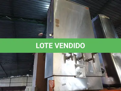 LOTE 056 - 01 CAFETEIRA INDUSTRIAL ELÉTRICA EM INOX. (NO ESTADO) ATENÇÃO! FAZER A VISITAÇÃO ANTES DE ARREMATAR, NÃO SABEMOS SE FUNCIONA. LEILÃO NÃO TEM GARANTIA E NEM DEVOLUÇÃO, SUJEITO A POSSÍVEIS AVARIAS VISÍVEIS/OCULTAS E/OU AUSÊNCIA DE COMPONENTES.