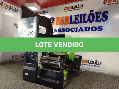 LOTE 049 - 01 IMPRESSORA DE ETIQUETAS MARCA ELGIN. (NO ESTADO) ATENÇÃO! FAZER A VISITAÇÃO ANTES DE ARREMATAR, NÃO SABEMOS SE FUNCIONA. LEILÃO NÃO TEM GARANTIA E NEM DEVOLUÇÃO, SUJEITO A POSSÍVEIS AVARIAS VISÍVEIS/OCULTAS E/OU AUSÊNCIA DE COMPONENTES.