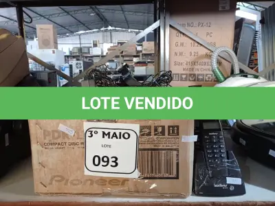 LOTE 093 - 01 LOTE COM CD’S E APARELHOS TELEFONES SEM FIO. (NO ESTADO) ATENÇÃO! FAZER A VISITAÇÃO ANTES DE ARREMATAR, NÃO SABEMOS SE FUNCIONA. LEILÃO NÃO TEM GARANTIA E NEM DEVOLUÇÃO, SUJEITO A POSSÍVEIS AVARIAS VISÍVEIS/OCULTAS E/OU AUSÊNCIA DE COMPONENTES.