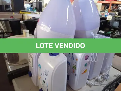 LOTE 249 - 10 UMIDIFICADORES. (NO ESTADO) ATENÇÃO! FAZER A VISITAÇÃO ANTES DE ARREMATAR, NÃO SABEMOS SE FUNCIONA. LEILÃO NÃO TEM GARANTIA E NEM DEVOLUÇÃO, SUJEITO A POSSÍVEIS AVARIAS VISÍVEIS/OCULTAS E/OU AUSÊNCIA DE COMPONENTES.