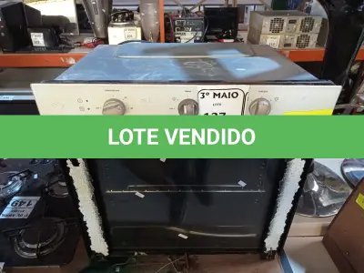 LOTE 137 - 01 FORNO DE EMBUTIR ELÉTRICO COM AVARIAS. (NO ESTADO) ATENÇÃO! FAZER A VISITAÇÃO ANTES DE ARREMATAR, NÃO SABEMOS SE FUNCIONA. LEILÃO NÃO TEM GARANTIA E NEM DEVOLUÇÃO, SUJEITO A POSSÍVEIS AVARIAS VISÍVEIS/OCULTAS E/OU AUSÊNCIA DE COMPONENTES.