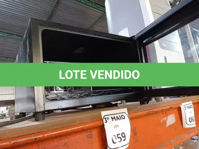 LOTE 059 - 01 ADEGA TERMOELÉTRICA MODELO F-080 MARCA FORD 220V. (NO ESTADO) ATENÇÃO! FAZER A VISITAÇÃO ANTES DE ARREMATAR, NÃO SABEMOS SE FUNCIONA. LEILÃO NÃO TEM GARANTIA E NEM DEVOLUÇÃO, SUJEITO A POSSÍVEIS AVARIAS VISÍVEIS/OCULTAS E/OU AUSÊNCIA DE COMPONENTES.