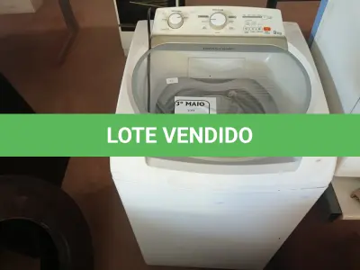 LOTE 256 - 01 MÁQUINA DE LAVAR MARCA BRASTEMP PARA RETIRADA DE PEÇAS. (NO ESTADO) ATENÇÃO! FAZER A VISITAÇÃO ANTES DE ARREMATAR, NÃO SABEMOS SE FUNCIONA. LEILÃO NÃO TEM GARANTIA E NEM DEVOLUÇÃO, SUJEITO A POSSÍVEIS AVARIAS VISÍVEIS/OCULTAS E/OU AUSÊNCIA DE COMPONENTES.
