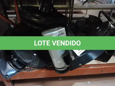 LOTE 115 - 01 LOTE COM VENTILADORES PARA RETIRADA DE PEÇAS. (NO ESTADO) ATENÇÃO! FAZER A VISITAÇÃO ANTES DE ARREMATAR, NÃO SABEMOS SE FUNCIONA. LEILÃO NÃO TEM GARANTIA E NEM DEVOLUÇÃO, SUJEITO A POSSÍVEIS AVARIAS VISÍVEIS/OCULTAS E/OU AUSÊNCIA DE COMPONENTES.