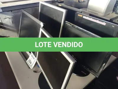 LOTE 268 - 06 MONITORES LCD MARCAS E MODELOS DIVERSOS COM AVARIAS. (NO ESTADO) ATENÇÃO! FAZER A VISITAÇÃO ANTES DE ARREMATAR, NÃO SABEMOS SE FUNCIONA. LEILÃO NÃO TEM GARANTIA E NEM DEVOLUÇÃO, SUJEITO A POSSÍVEIS AVARIAS VISÍVEIS/OCULTAS E/OU AUSÊNCIA DE COMPONENTES.