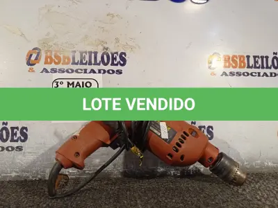LOTE 060 - 01 PARAFUSADEIRA/FURADEIRA MARCA SCHUZ 220V. (NO ESTADO) ATENÇÃO! FAZER A VISITAÇÃO ANTES DE ARREMATAR, NÃO SABEMOS SE FUNCIONA. LEILÃO NÃO TEM GARANTIA E NEM DEVOLUÇÃO, SUJEITO A POSSÍVEIS AVARIAS VISÍVEIS/OCULTAS E/OU AUSÊNCIA DE COMPONENTES.