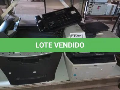 LOTE 085 - 02 IMPRESSORAS MULTIFUNCIONAL E 1 APARELHO DE FAX. (NO ESTADO) ATENÇÃO! FAZER A VISITAÇÃO ANTES DE ARREMATAR, NÃO SABEMOS SE FUNCIONA. LEILÃO NÃO TEM GARANTIA E NEM DEVOLUÇÃO, SUJEITO A POSSÍVEIS AVARIAS VISÍVEIS/OCULTAS E/OU AUSÊNCIA DE COMPONENTES.