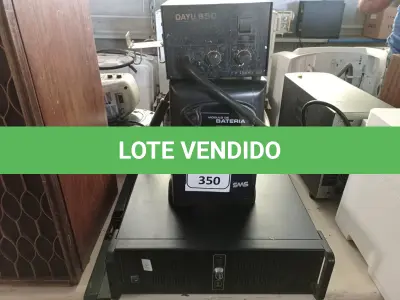 LOTE 350 - 02 CPU’S, 01 MÓDULO DE BATERIA VAZIO E 01 ESTAÇÃO DE SOLDA DAYU 850. (NO ESTADO) ATENÇÃO! FAZER A VISITAÇÃO ANTES DE ARREMATAR, NÃO SABEMOS SE FUNCIONA. LEILÃO NÃO TEM GARANTIA E NEM DEVOLUÇÃO, SUJEITO A POSSÍVEIS AVARIAS VISÍVEIS/OCULTAS E/OU AUSÊNCIA DE COMPONENTES.
