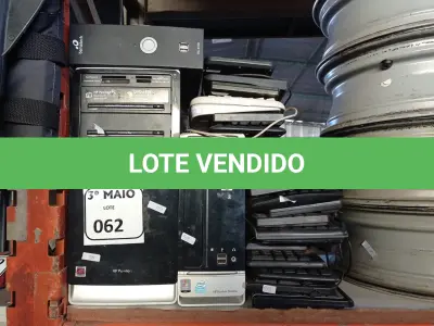 LOTE 062 - 03 CPU’S MARCAS E MODELOS DIVERSOS, VÁRIOS TECLADOS E ELETRÔNICOS DIVERSOS. (NO ESTADO) ATENÇÃO! FAZER A VISITAÇÃO ANTES DE ARREMATAR, NÃO SABEMOS SE FUNCIONA. LEILÃO NÃO TEM GARANTIA E NEM DEVOLUÇÃO, SUJEITO A POSSÍVEIS AVARIAS VISÍVEIS/OCULTAS E/OU AUSÊNCIA DE COMPONENTES.