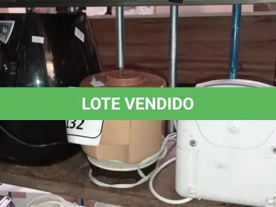 LOTE 132 - 02 ESPREMEDORES DE FRUTAS, 01 PURIFICADOR DE ÁGUA E 01 AIR FREE. (NO ESTADO) ATENÇÃO! FAZER A VISITAÇÃO ANTES DE ARREMATAR, NÃO SABEMOS SE FUNCIONA. LEILÃO NÃO TEM GARANTIA E NEM DEVOLUÇÃO, SUJEITO A POSSÍVEIS AVARIAS VISÍVEIS/OCULTAS E/OU AUSÊNCIA DE COMPONENTES.
