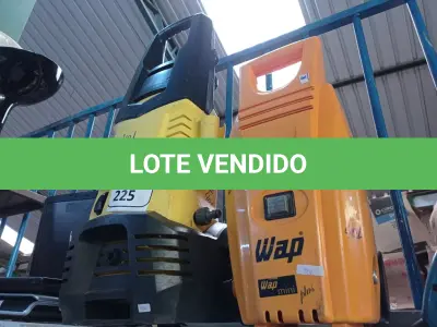 LOTE 225 - 02 LAVADORAS DE ALTA PRESSÃO COM AVARIAS. (NO ESTADO) ATENÇÃO! FAZER A VISITAÇÃO ANTES DE ARREMATAR, NÃO SABEMOS SE FUNCIONA. LEILÃO NÃO TEM GARANTIA E NEM DEVOLUÇÃO, SUJEITO A POSSÍVEIS AVARIAS VISÍVEIS/OCULTAS E/OU AUSÊNCIA DE COMPONENTES.