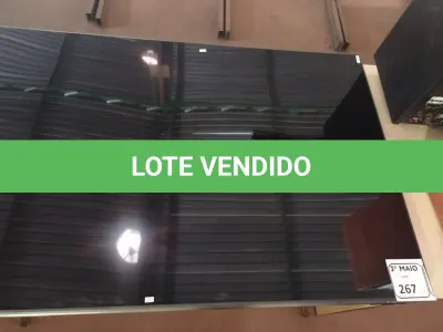 LOTE 267 - 01 TV 65’’ POL COM AVARIAS MARCA SAMSUNG. (NO ESTADO) ATENÇÃO! FAZER A VISITAÇÃO ANTES DE ARREMATAR, NÃO SABEMOS SE FUNCIONA. LEILÃO NÃO TEM GARANTIA E NEM DEVOLUÇÃO, SUJEITO A POSSÍVEIS AVARIAS VISÍVEIS/OCULTAS E/OU AUSÊNCIA DE COMPONENTES.