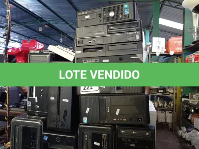LOTE 221 - 11 CPU’S MARCAS E MODELOS DIVERSOS PARA RETIRADA DE PEÇAS. (NO ESTADO) ATENÇÃO! FAZER A VISITAÇÃO ANTES DE ARREMATAR, NÃO SABEMOS SE FUNCIONA. LEILÃO NÃO TEM GARANTIA E NEM DEVOLUÇÃO, SUJEITO A POSSÍVEIS AVARIAS VISÍVEIS/OCULTAS E/OU AUSÊNCIA DE COMPONENTES.