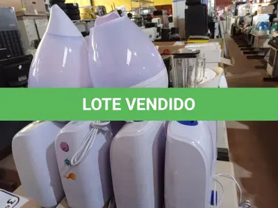 LOTE 249 - 10 UMIDIFICADORES. (NO ESTADO) ATENÇÃO! FAZER A VISITAÇÃO ANTES DE ARREMATAR, NÃO SABEMOS SE FUNCIONA. LEILÃO NÃO TEM GARANTIA E NEM DEVOLUÇÃO, SUJEITO A POSSÍVEIS AVARIAS VISÍVEIS/OCULTAS E/OU AUSÊNCIA DE COMPONENTES.