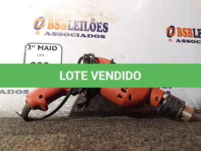 LOTE 090 - 01 PARAFUSADEIRA/FURADEIRA MARCA SCHUZ 220V. (NO ESTADO) ATENÇÃO! FAZER A VISITAÇÃO ANTES DE ARREMATAR, NÃO SABEMOS SE FUNCIONA. LEILÃO NÃO TEM GARANTIA E NEM DEVOLUÇÃO, SUJEITO A POSSÍVEIS AVARIAS VISÍVEIS/OCULTAS E/OU AUSÊNCIA DE COMPONENTES.