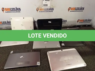 LOTE 028 - 05 TABLET’S E 02 NETBOOK’S PARA RETIRADA DE PEÇAS. (NO ESTADO) ATENÇÃO! FAZER A VISITAÇÃO ANTES DE ARREMATAR, NÃO SABEMOS SE FUNCIONA. LEILÃO NÃO TEM GARANTIA E NEM DEVOLUÇÃO, SUJEITO A POSSÍVEIS AVARIAS VISÍVEIS/OCULTAS E/OU AUSÊNCIA DE COMPONENTES.