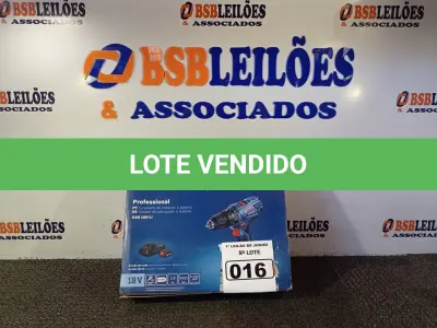 LOTE 016 - 01 FURADEIRA DE IMPACTO PROFISSIONAL A BATERIA MODELO:GSB180-LI220V 710W MARCA BOSCH. (NOVO) (NO ESTADO) ATENÇÃO! FAZER A VISITAÇÃO ANTES DE ARREMATAR, NÃO SABEMOS SE FUNCIONA. LEILÃO NÃO TEM GARANTIA E NEM DEVOLUÇÃO, SUJEITO A POSSÍVEIS AVARIAS VISÍVEIS/OCULTAS E/OU AUSÊNCIA DE COMPONENTES.