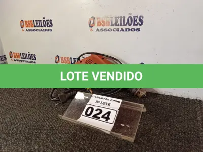 LOTE 024 - 01 PARAFUSADEIRA/FURADEIRA MARCA SCHUZ 220V. (NO ESTADO) ATENÇÃO! FAZER A VISITAÇÃO ANTES DE ARREMATAR, NÃO SABEMOS SE FUNCIONA. LEILÃO NÃO TEM GARANTIA E NEM DEVOLUÇÃO, SUJEITO A POSSÍVEIS AVARIAS VISÍVEIS/OCULTAS E/OU AUSÊNCIA DE COMPONENTES.