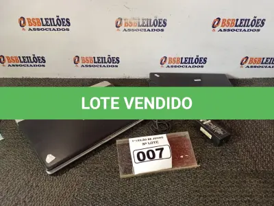 LOTE 007 - 02 NOTEBOOKS, SENDO 01 SIM+ COM FONTE INCOMPLETA FALTANDO CABO DE FORÇA E 01 NOTEBOOK MARCA STI SEM FONTE COM AVARIAS. (NÃO ESTÃO LIGANDO) (NO ESTADO) ATENÇÃO! FAZER A VISITAÇÃO ANTES DE ARREMATAR, NÃO SABEMOS SE FUNCIONA. LEILÃO NÃO TEM GARANTIA E NEM DEVOLUÇÃO, SUJEITO A POSSÍVEIS AVARIAS VISÍVEIS/OCULTAS E/OU AUSÊNCIA DE COMPONENTES.