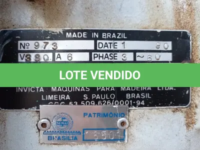 LOTE 482 - 01 TUPIA SUPERIOR COPIADORA MARCA INVICTA. (NO ESTADO) ATENÇÃO! FAZER A VISITAÇÃO ANTES DE ARREMATAR, NÃO SABEMOS SE FUNCIONA. LEILÃO NÃO TEM GARANTIA E NEM DEVOLUÇÃO, SUJEITO A POSSÍVEIS AVARIAS VISÍVEIS/OCULTAS E/OU AUSÊNCIA DE COMPONENTES.