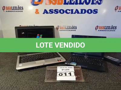 LOTE 011 - 02 NOTEBOOK’S, SENDO 01 TOSHIBA(LIGANDO) COM FONTE INCOMPLETA FALTANDO CABO DE FORÇA E 01 NETBOOK MARCA ASUS EEPC SEM FONTE COM AVARIAS. (NO ESTADO) ATENÇÃO! FAZER A VISITAÇÃO ANTES DE ARREMATAR, NÃO SABEMOS SE FUNCIONA. LEILÃO NÃO TEM GARANTIA E NEM DEVOLUÇÃO, SUJEITO A POSSÍVEIS AVARIAS VISÍVEIS/OCULTAS E/OU AUSÊNCIA DE COMPONENTES.