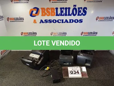 LOTE 034 - 03 IMPRESSORAS DE CUPOM, SENDO 02 FISCAIS COM AVARIAS E 01 CARREGADOR. (NO ESTADO) ATENÇÃO! FAZER A VISITAÇÃO ANTES DE ARREMATAR, NÃO SABEMOS SE FUNCIONA. LEILÃO NÃO TEM GARANTIA E NEM DEVOLUÇÃO, SUJEITO A POSSÍVEIS AVARIAS VISÍVEIS/OCULTAS E/OU AUSÊNCIA DE COMPONENTES.