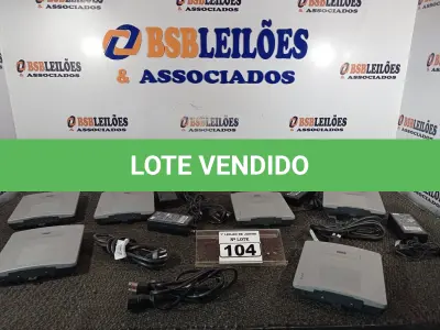 LOTE 104 - 01 LOTE COM 06 CISCOS AIRONET 1200 AIR-AP1231G-A-K9. (NO ESTADO) ATENÇÃO! FAZER A VISITAÇÃO ANTES DE ARREMATAR, NÃO SABEMOS SE FUNCIONA. LEILÃO NÃO TEM GARANTIA E NEM DEVOLUÇÃO, SUJEITO A POSSÍVEIS AVARIAS VISÍVEIS/OCULTAS E/OU AUSÊNCIA DE COMPONENTES.