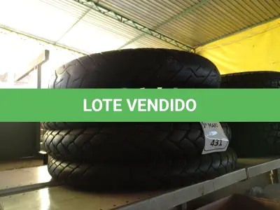 LOTE 431 - 04 PNEUS DIVERSOS PARA MOTO. (NO ESTADO) ATENÇÃO! FAZER A VISITAÇÃO ANTES DE ARREMATAR, NÃO SABEMOS SE FUNCIONA. LEILÃO NÃO TEM GARANTIA E NEM DEVOLUÇÃO, SUJEITO A POSSÍVEIS AVARIAS VISÍVEIS/OCULTAS E/OU AUSÊNCIA DE COMPONENTES.