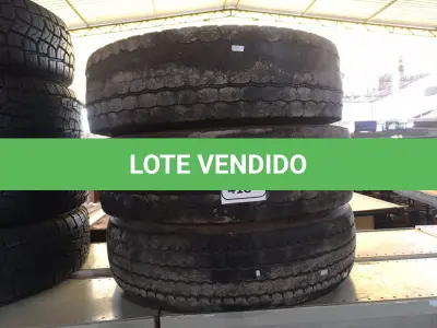 LOTE 418 - 03 PNEUS USADOS 215/75 ARO 17. (NO ESTADO) ATENÇÃO! FAZER A VISITAÇÃO ANTES DE ARREMATAR, NÃO SABEMOS SE FUNCIONA. LEILÃO NÃO TEM GARANTIA E NEM DEVOLUÇÃO, SUJEITO A POSSÍVEIS AVARIAS VISÍVEIS/OCULTAS E/OU AUSÊNCIA DE COMPONENTES.