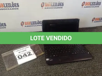 LOTE 042 - 01NETBOK POSITIVO MOBO SEM FONTE. (LIGANDO) (NO ESTADO) ATENÇÃO! FAZER A VISITAÇÃO ANTES DE ARREMATAR, NÃO SABEMOS SE FUNCIONA. LEILÃO NÃO TEM GARANTIA E NEM DEVOLUÇÃO, SUJEITO A POSSÍVEIS AVARIAS VISÍVEIS/OCULTAS E/OU AUSÊNCIA DE COMPONENTES.