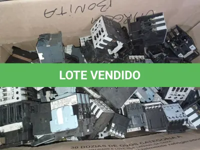 LOTE 415 - 01 LOTE COM DIVERSOS DISJUNTORES. (NO ESTADO) ATENÇÃO! FAZER A VISITAÇÃO ANTES DE ARREMATAR, NÃO SABEMOS SE FUNCIONA. LEILÃO NÃO TEM GARANTIA E NEM DEVOLUÇÃO, SUJEITO A POSSÍVEIS AVARIAS VISÍVEIS/OCULTAS E/OU AUSÊNCIA DE COMPONENTES.