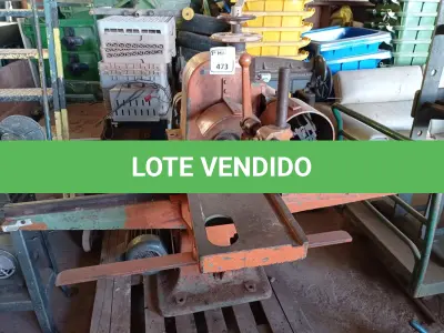 LOTE 473 - 01 RESPIGADEIRA PARA MARCENARIA MARCA MARAJÓ. (NO ESTADO) ATENÇÃO! FAZER A VISITAÇÃO ANTES DE ARREMATAR, NÃO SABEMOS SE FUNCIONA. LEILÃO NÃO TEM GARANTIA E NEM DEVOLUÇÃO, SUJEITO A POSSÍVEIS AVARIAS VISÍVEIS/OCULTAS E/OU AUSÊNCIA DE COMPONENTES.