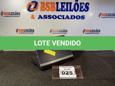 LOTE 025 - 01 NOTEBOOK MARCA INTELBRAS. (LIGANDO) (NO ESTADO) ATENÇÃO! FAZER A VISITAÇÃO ANTES DE ARREMATAR, NÃO SABEMOS SE FUNCIONA. LEILÃO NÃO TEM GARANTIA E NEM DEVOLUÇÃO, SUJEITO A POSSÍVEIS AVARIAS VISÍVEIS/OCULTAS E/OU AUSÊNCIA DE COMPONENTES.