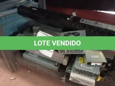 LOTE 133 - 01 LOTE COM VÁRIAS FONTES PARA SERVIDOR, 02 RÉGUAS E 02 FONTES PARA PC. (NO ESTADO) ATENÇÃO! FAZER A VISITAÇÃO ANTES DE ARREMATAR, NÃO SABEMOS SE FUNCIONA. LEILÃO NÃO TEM GARANTIA E NEM DEVOLUÇÃO, SUJEITO A POSSÍVEIS AVARIAS VISÍVEIS/OCULTAS E/OU AUSÊNCIA DE COMPONENTES.