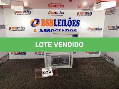LOTE 072 - 02 COFRES DIGITAL. (NO ESTADO) ATENÇÃO! FAZER A VISITAÇÃO ANTES DE ARREMATAR, NÃO SABEMOS SE FUNCIONA. LEILÃO NÃO TEM GARANTIA E NEM DEVOLUÇÃO, SUJEITO A POSSÍVEIS AVARIAS VISÍVEIS/OCULTAS E/OU AUSÊNCIA DE COMPONENTES.