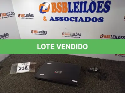 LOTE 338 - 01 NOTEBOOK STI SEMP TOSHIBA COM CARREGADOR (NO ESTADO) ATENÇÃO! FAZER A VISITAÇÃO ANTES DE ARREMATAR, NÃO SABEMOS SE FUNCIONA. LEILÃO NÃO TEM GARANTIA E NEM DEVOLUÇÃO, SUJEITO A POSSÍVEIS AVARIAS VISÍVEIS/OCULTAS E/OU AUSÊNCIA DE COMPONENTES.