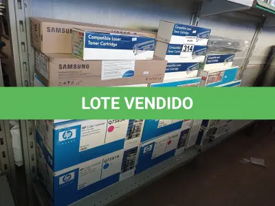 LOTE 314 - 01 LOTE COM TONNER’S MARCAS HP E SAMSUNG. (NO ESTADO) ATENÇÃO! FAZER A VISITAÇÃO ANTES DE ARREMATAR, NÃO SABEMOS SE FUNCIONA. LEILÃO NÃO TEM GARANTIA E NEM DEVOLUÇÃO, SUJEITO A POSSÍVEIS AVARIAS VISÍVEIS/OCULTAS E/OU AUSÊNCIA DE COMPONENTES.
